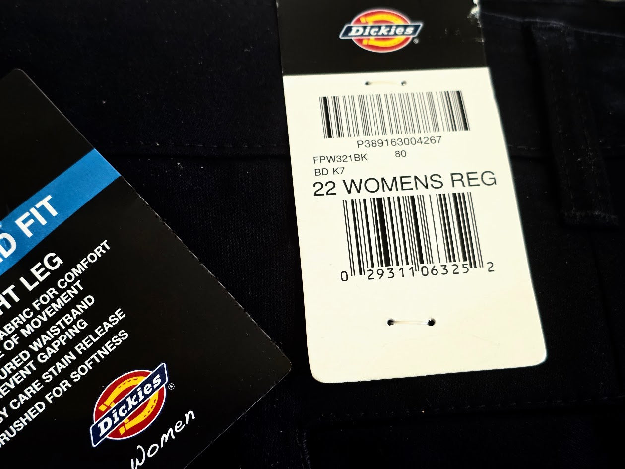 Dickies Women's Plus-Size Relaxed Straight Stretch Twill Pant, Size 22W