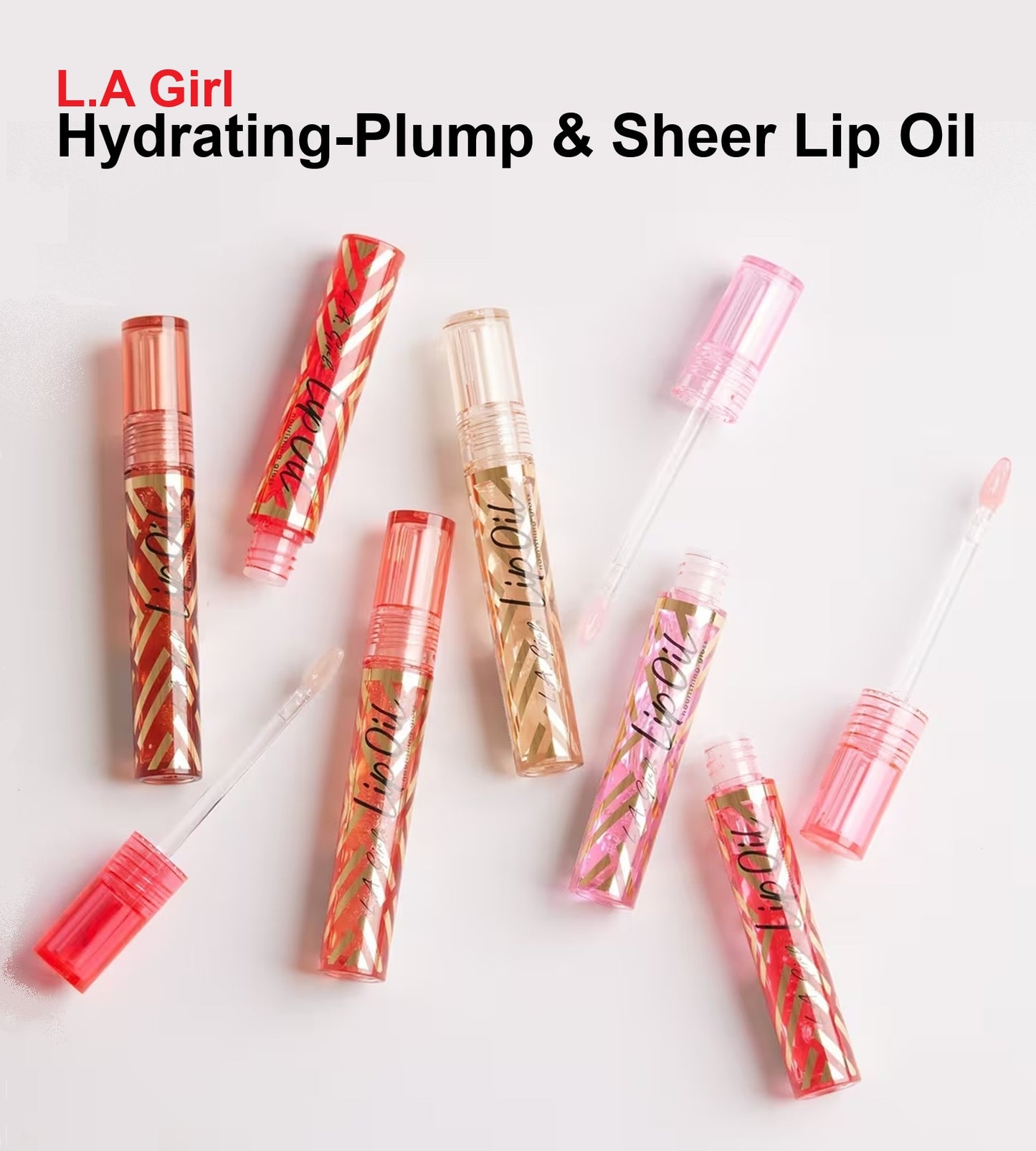 L.A. Girl Hydrating-Plump & Sheer Lip Oil, Vanilla