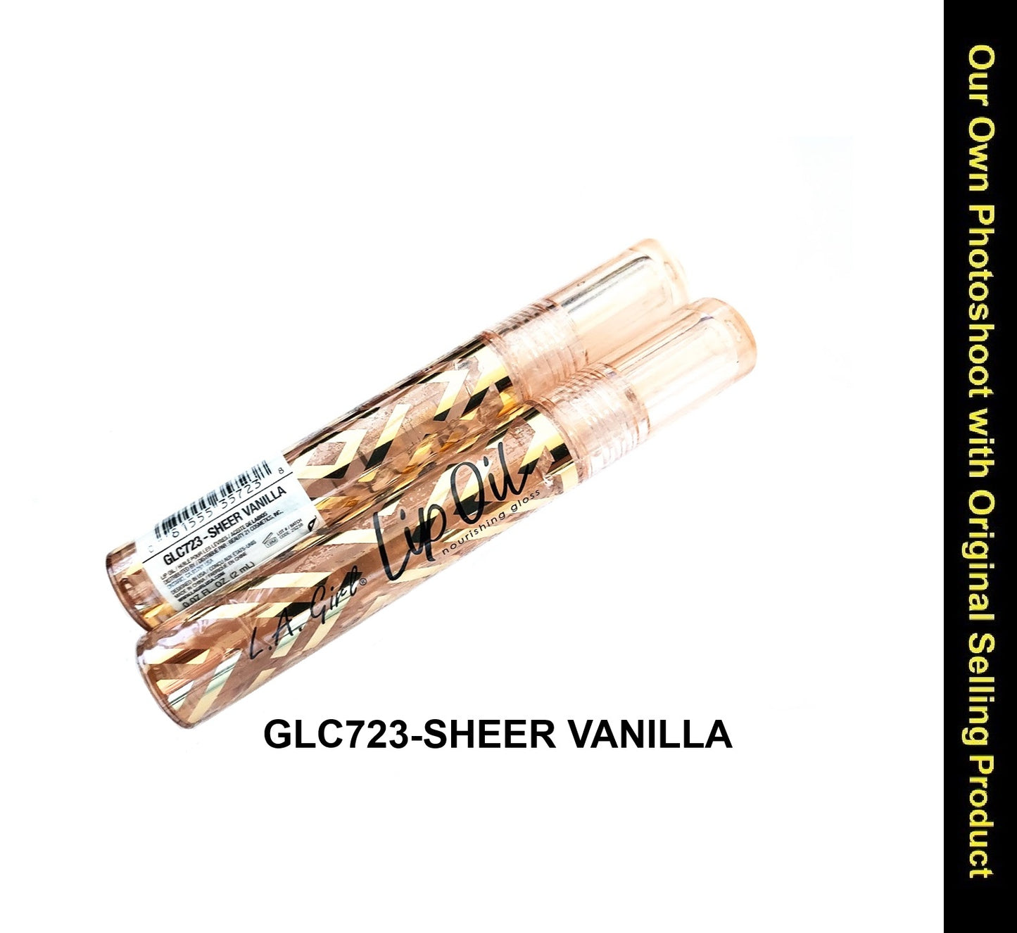 L.A. Girl Hydrating-Plump & Sheer Lip Oil, Vanilla