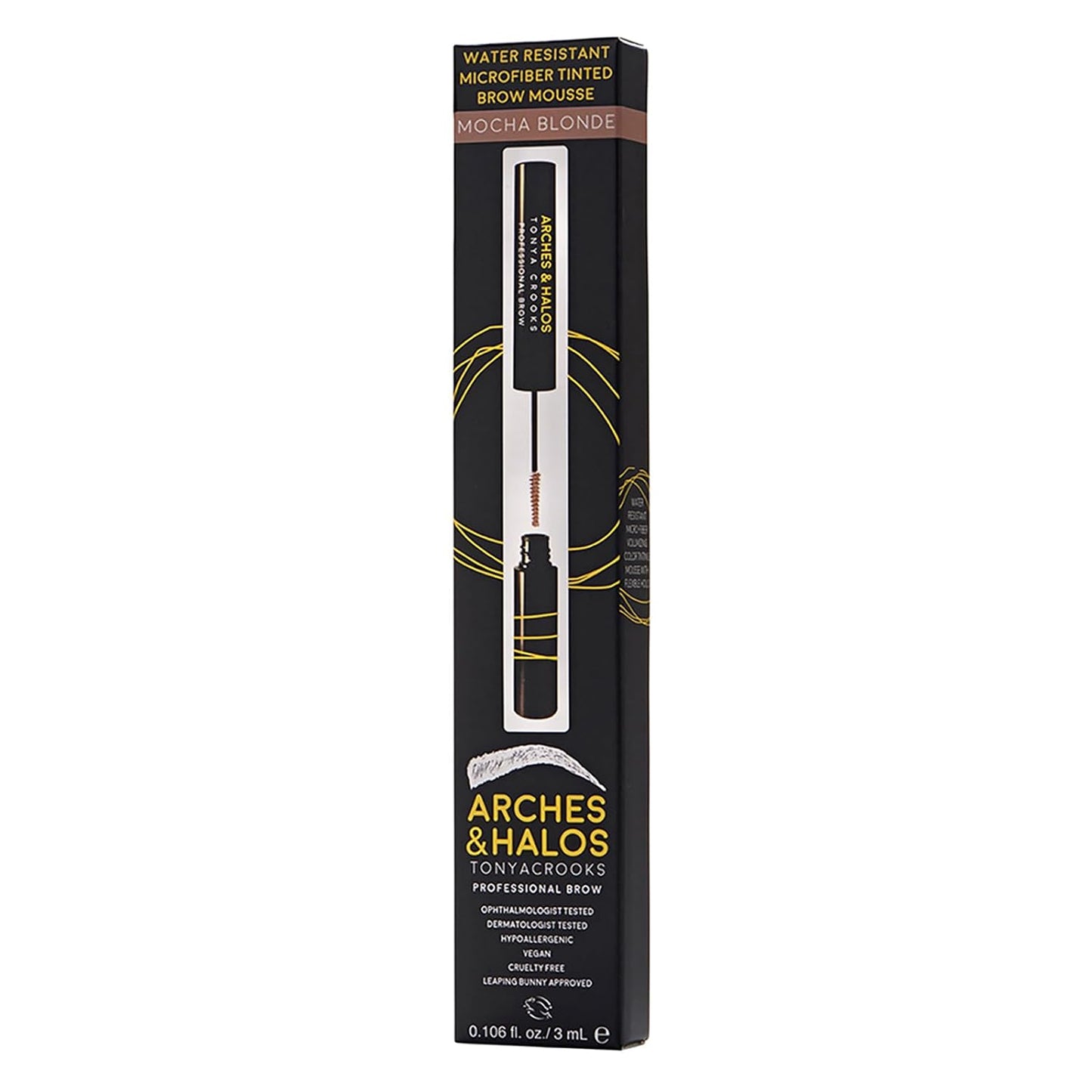 Arches & Halos Water Resistant Microfiber Tinted Brow Mousse,