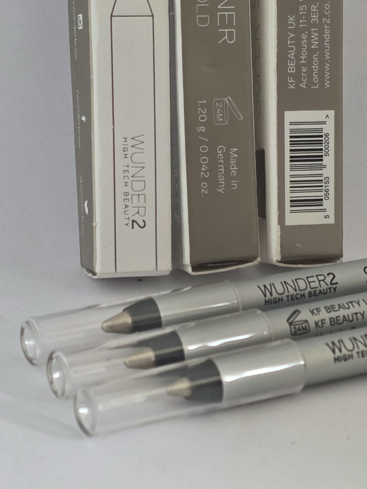 3X Wunder2 SUPERSTAY LINER Makeup Pencil Long Lasting Waterproof, Metallic White Gold