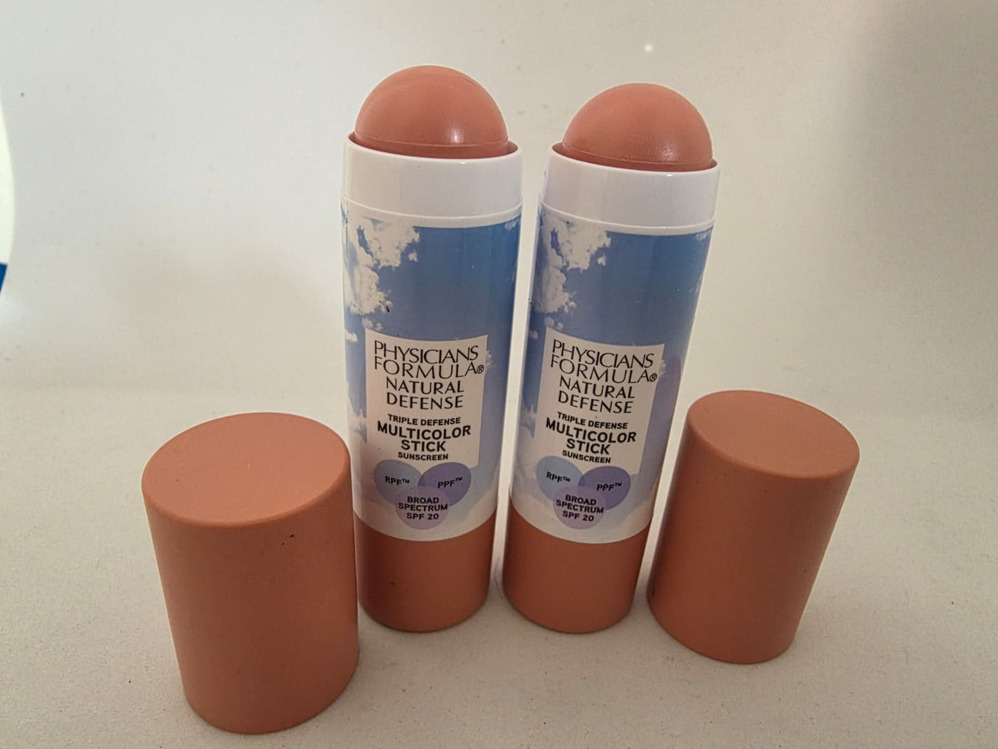 2X Physicians Formula Natural Defense Multicolor Stick, Soft Pink