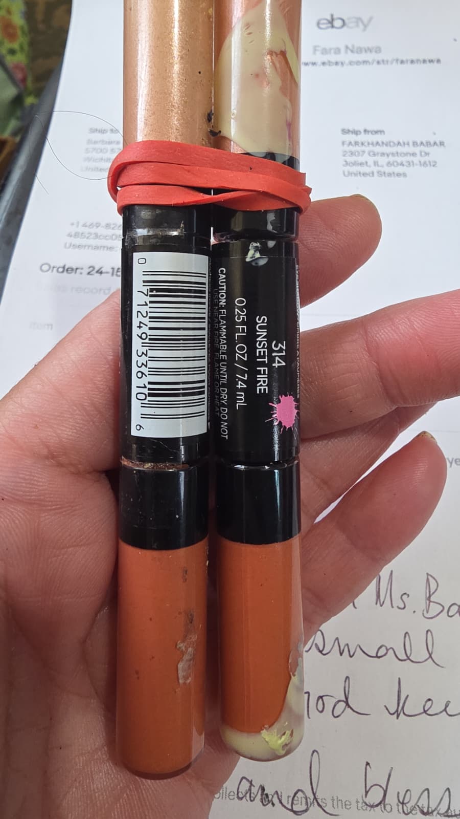 2X L'Oreal Paris Infallible Paints Eye Shadow, Sunset Fire #314