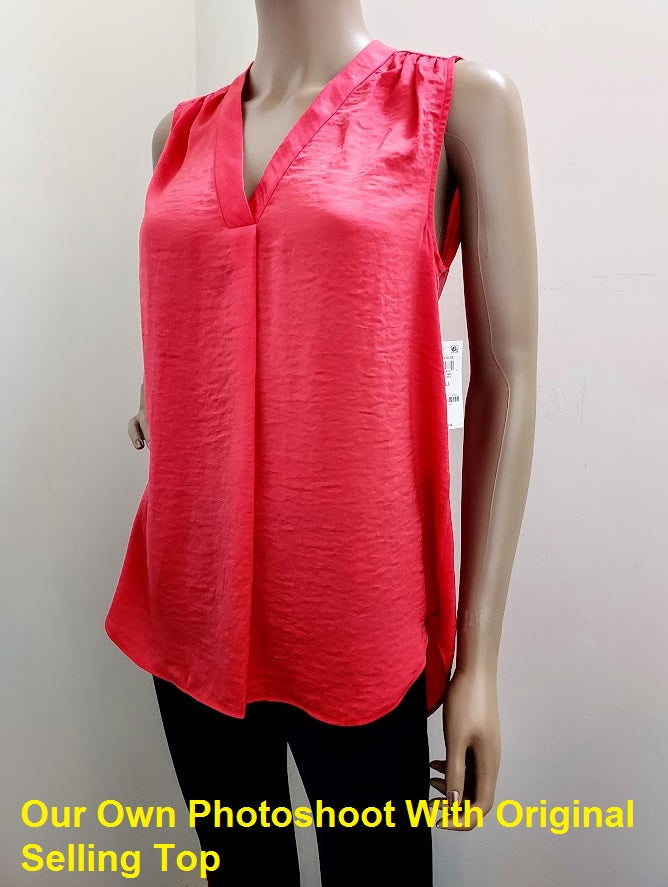 Alfani Satin V-Neck Tank Top,