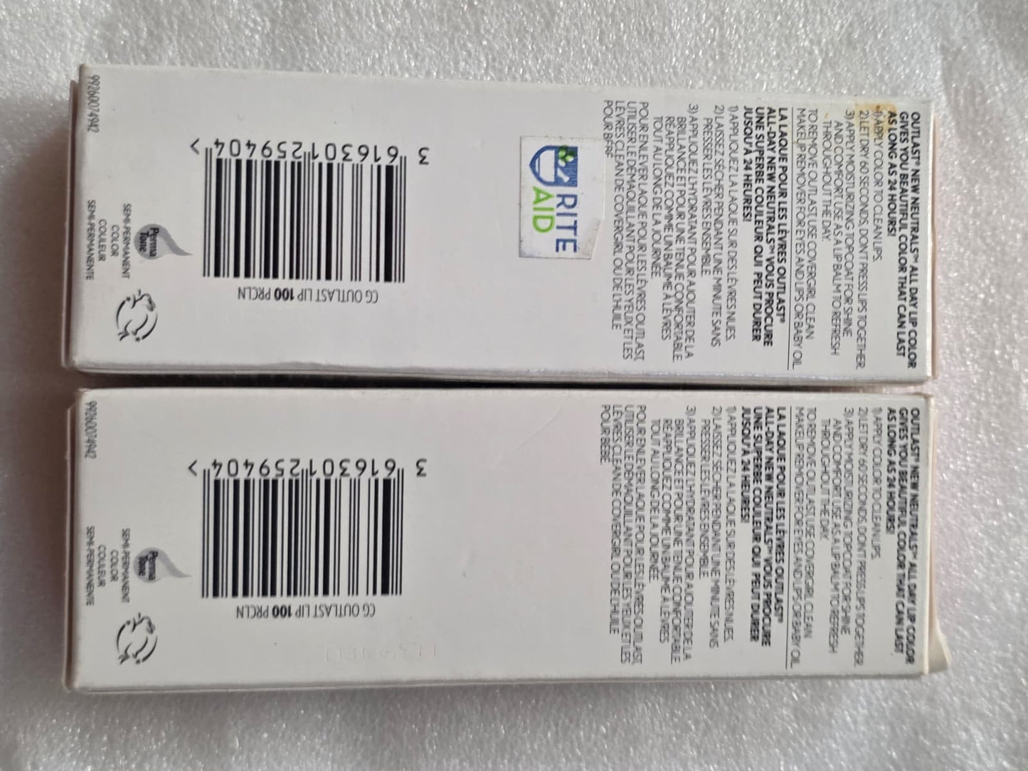 2X COVERGIRL Outlast All-Day New Neutrals Lip Color, 100 Porcelain