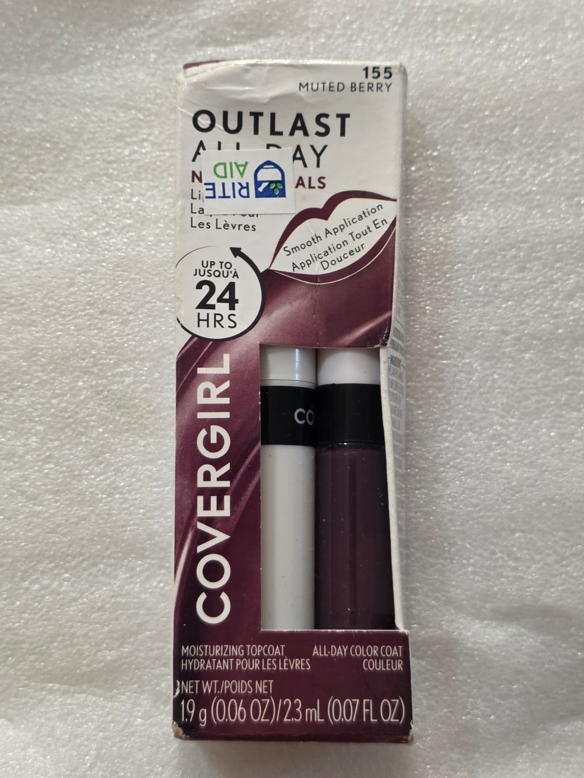 2X COVERGIRL Outlast All-Day New Neutrals Lip Color, 155 Muted Berry