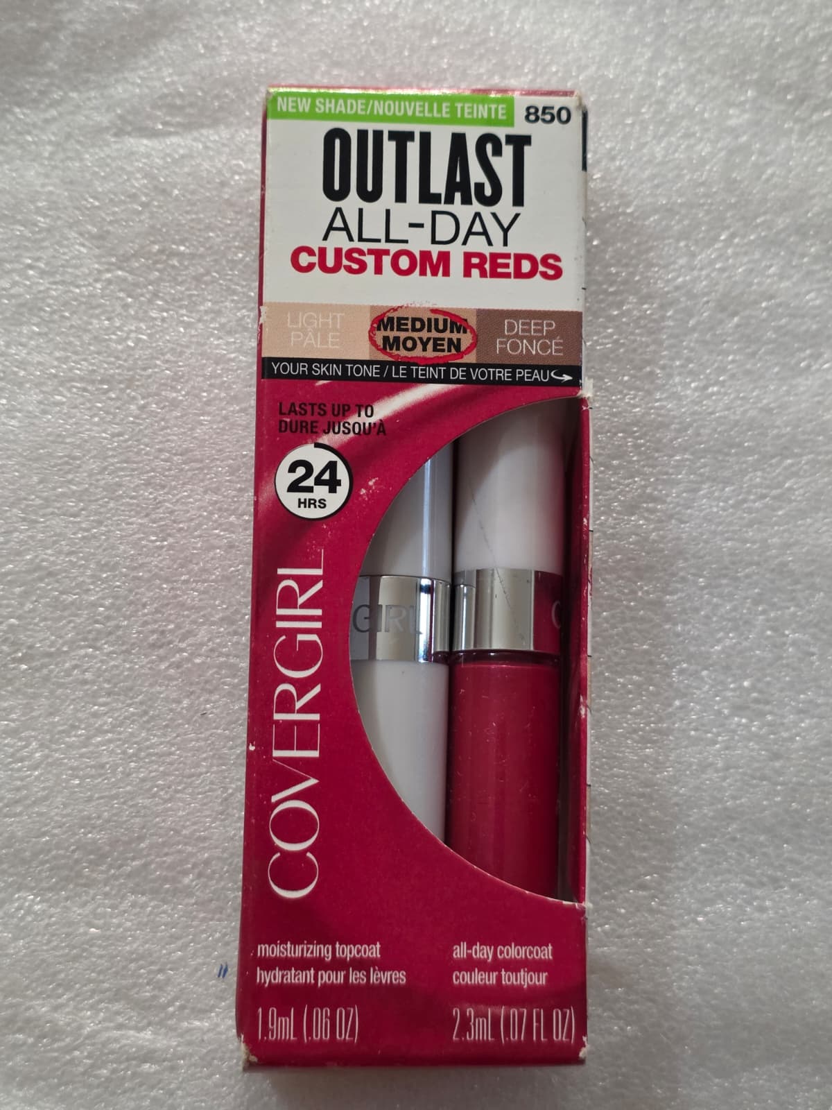 COVERGIRL Outlast All-Day Custom Reds Lip Color, Extraordinary Fuchsia