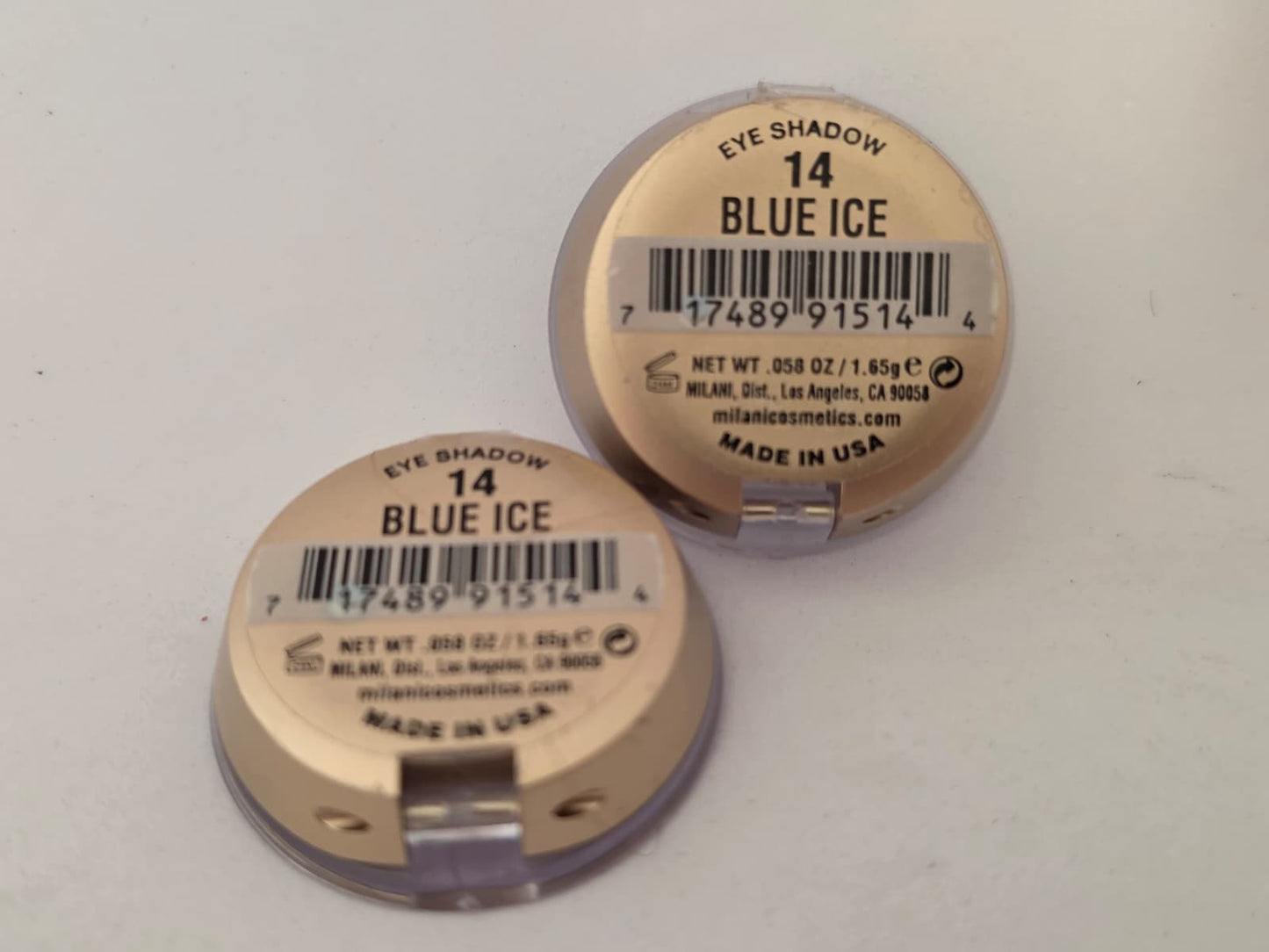 2X Milani Eye Shadow, 14 Blue Ice