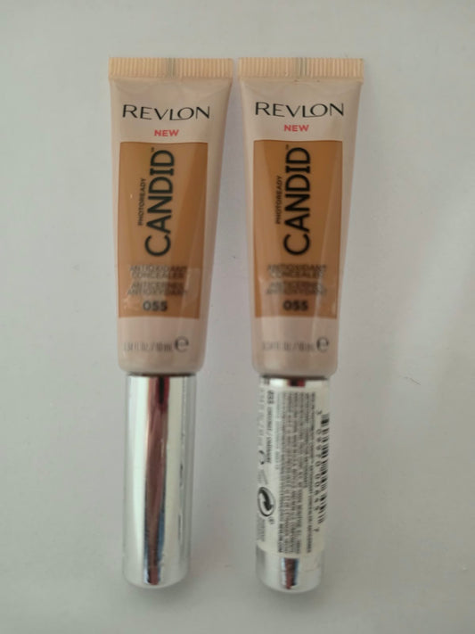 2X Revlon Photoready Candid Antioxidant Concealer, 055 Chestnut