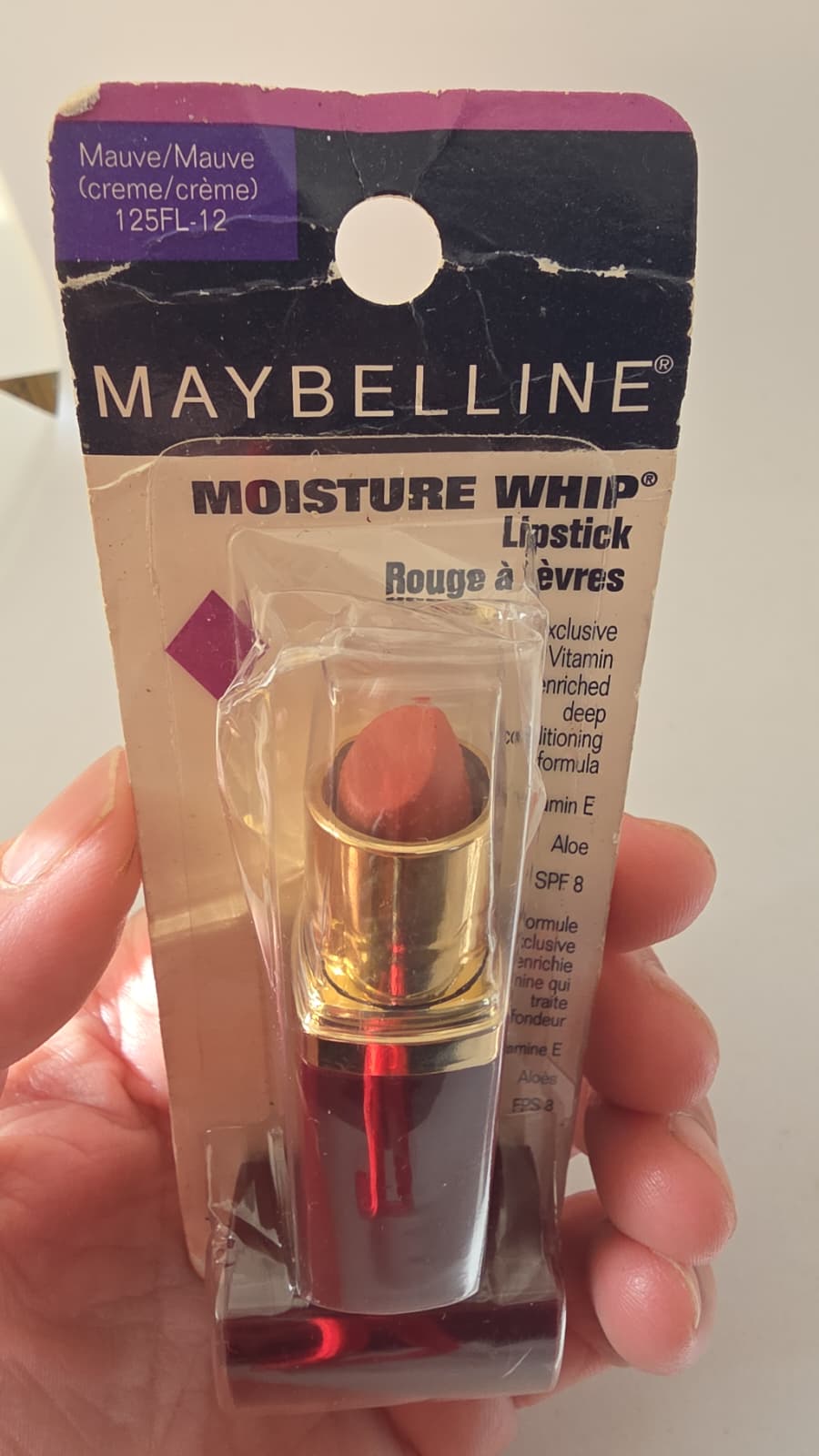 Maybelline Moisture Whip Lipstick Mauve – Rare Discontinued