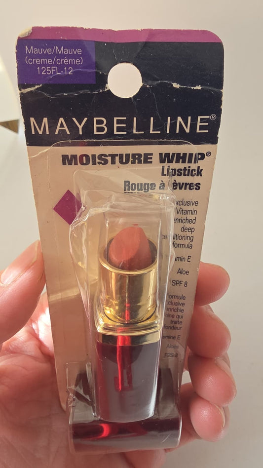 Maybelline Moisture Whip Lipstick Mauve – Rare Discontinued