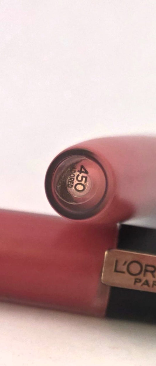 2X L'Oréal Paris Rouge Signature Matte Liquid Lipstick, 450 Adored
