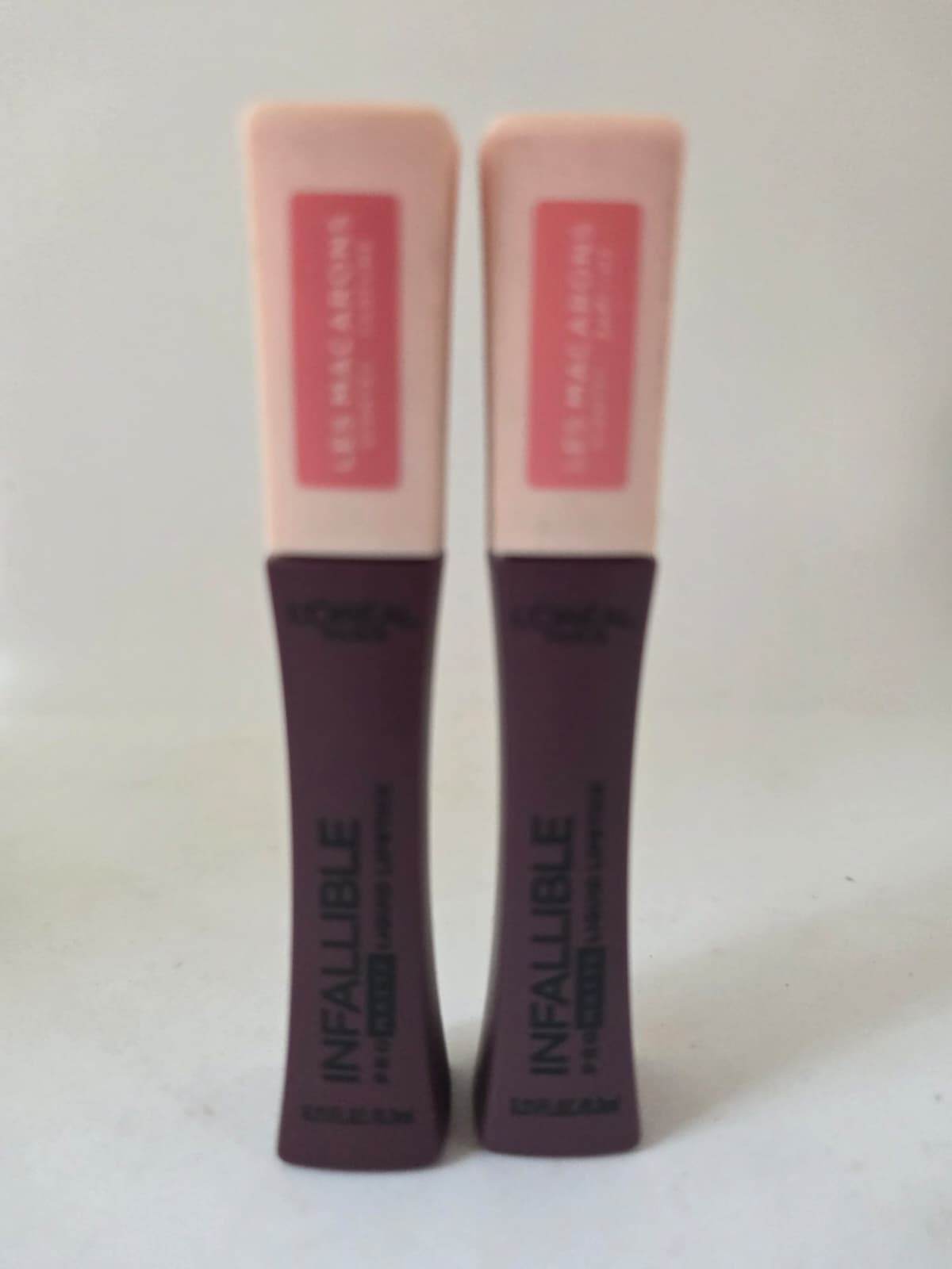 2X L'Oréal Paris Infallible Pro-Matte Liquid Lipstick Les Macarons, #830 Blackcurrant