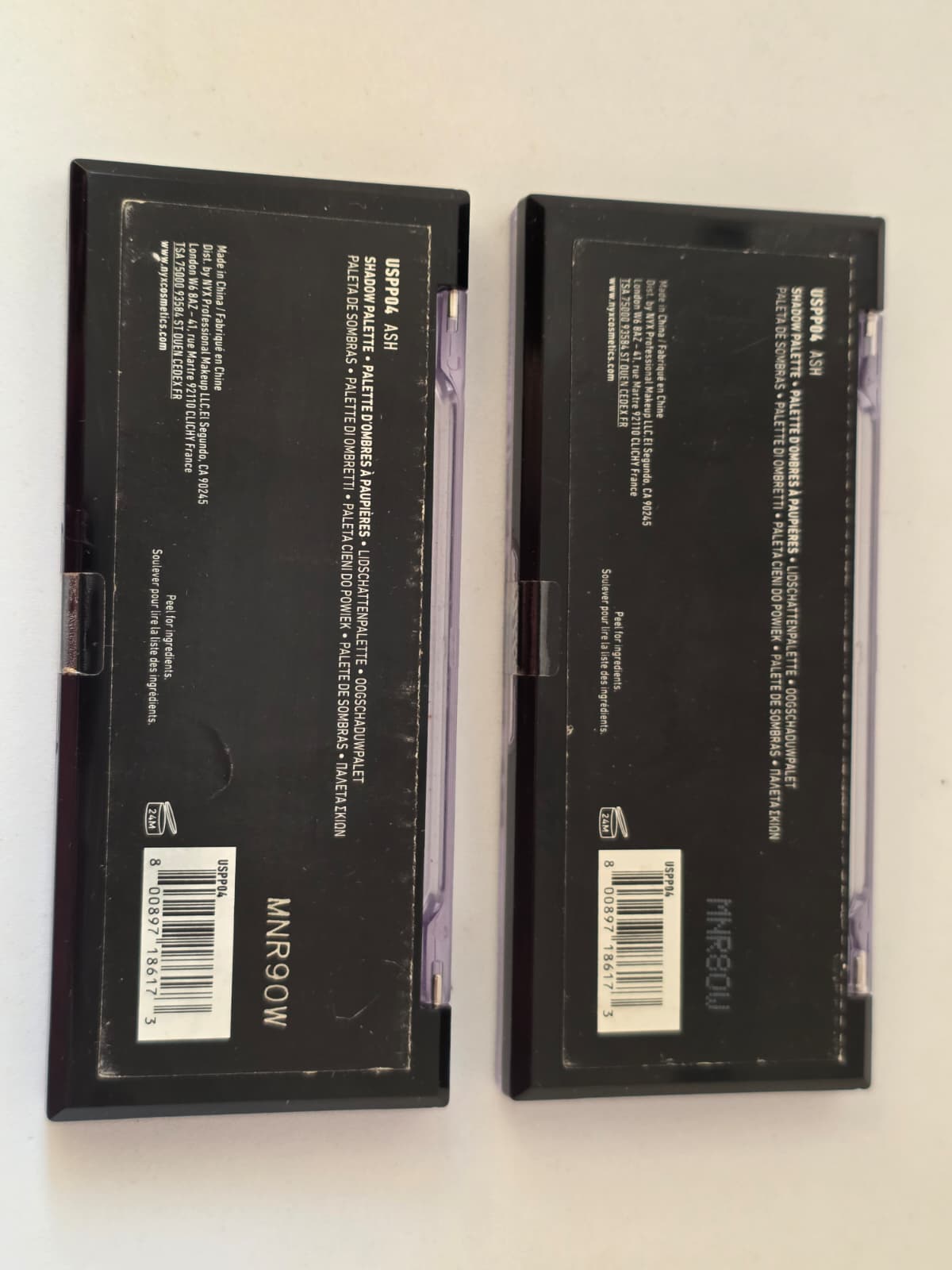 2X NYX Ultimate Edit Petite Shadow Palette, USPP04 Ash