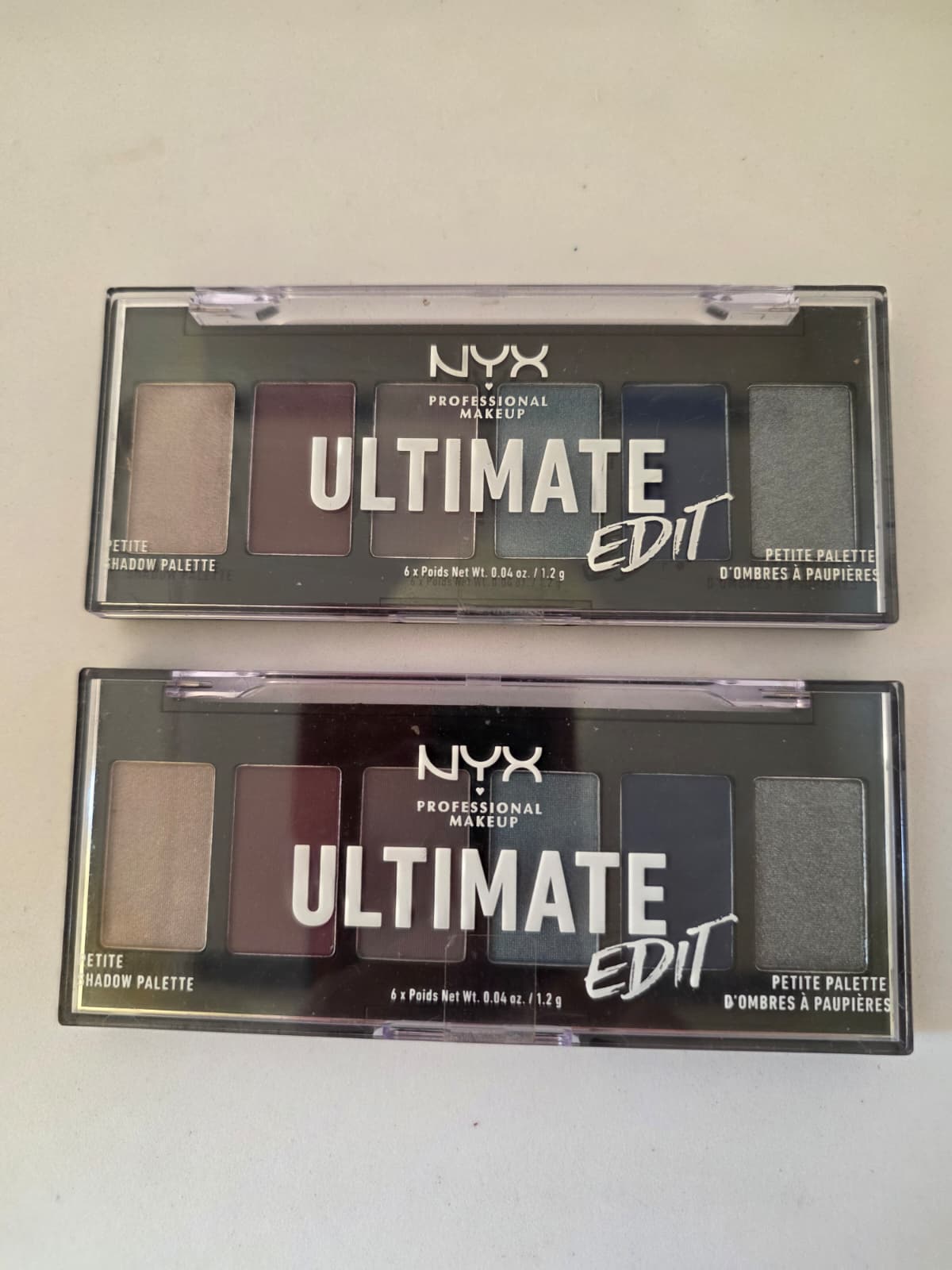 2X NYX Ultimate Edit Petite Shadow Palette, USPP04 Ash