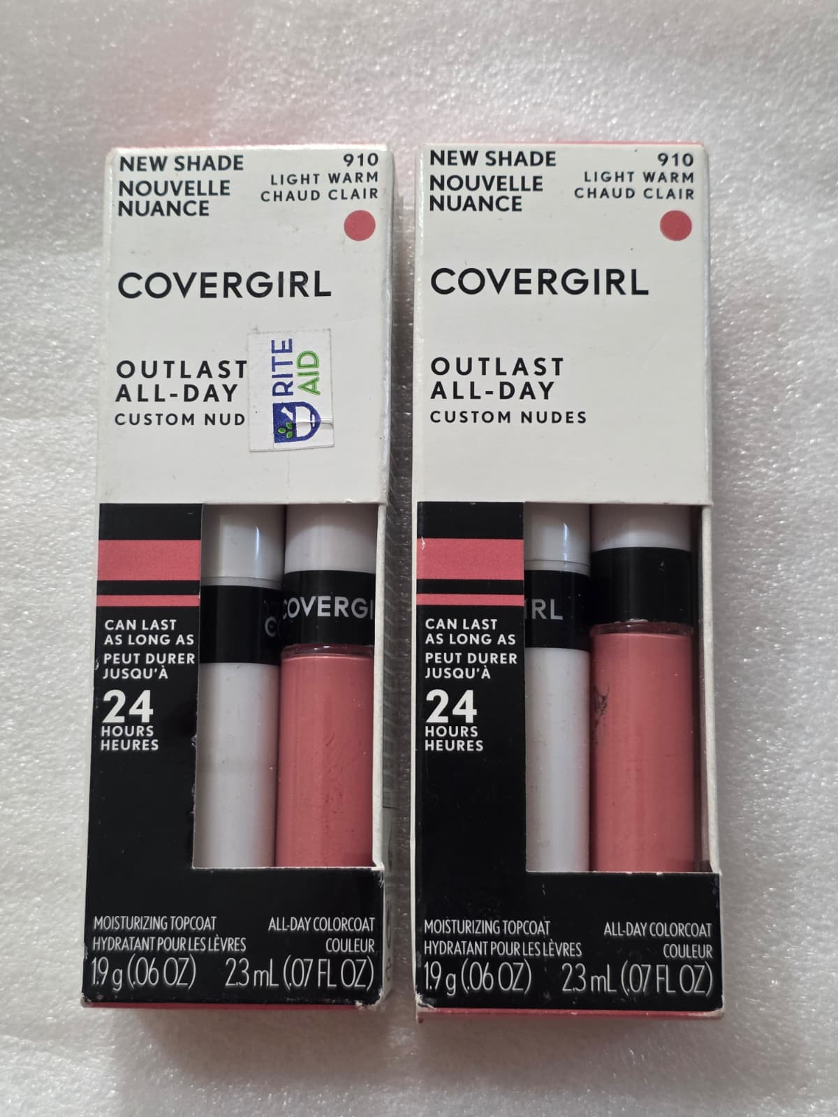 2X COVERGIRL Outlast All-Day Custom Reds Lip Color, 910 Light Warm