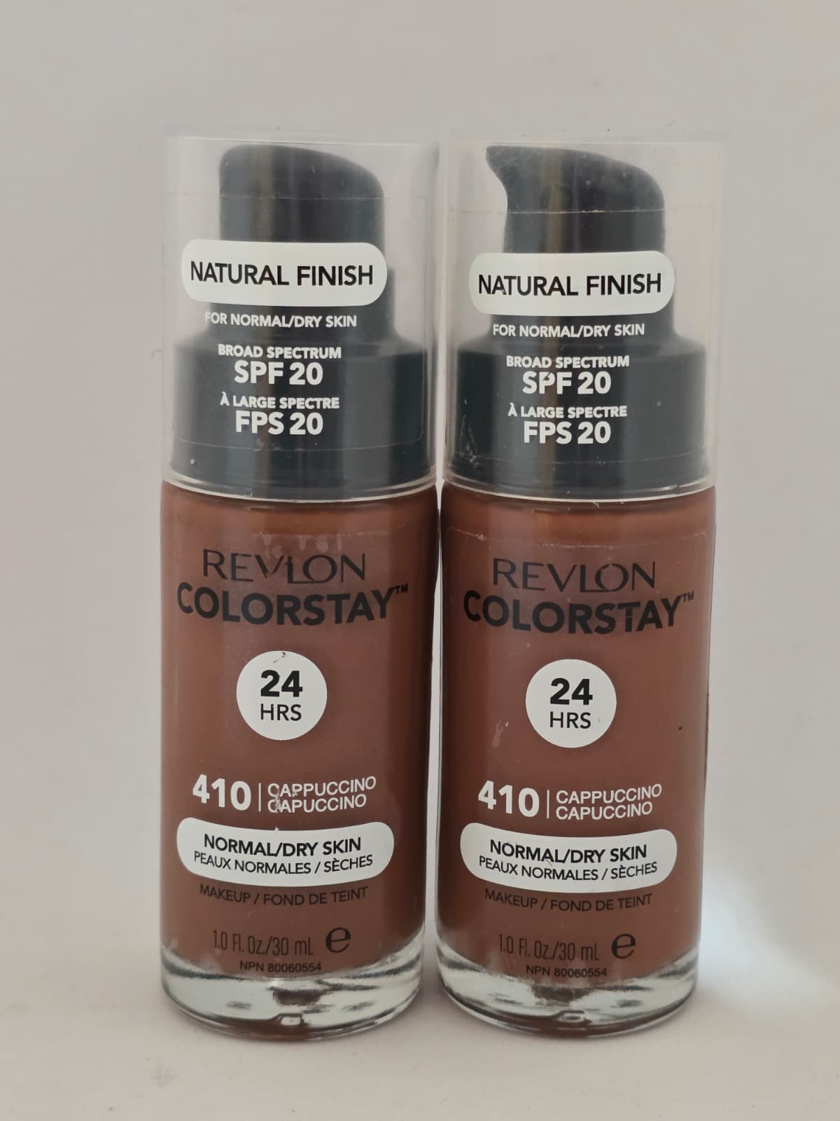 2X Revlon ColorStay Longwear Makeup Normal/Dry Skin, SPF 20, 410 Cappuccino