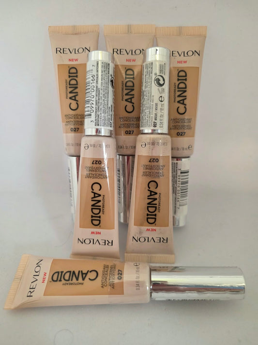 6X Revlon PhotoReady Candid Antioxidant Concealer, 027 Biscuit