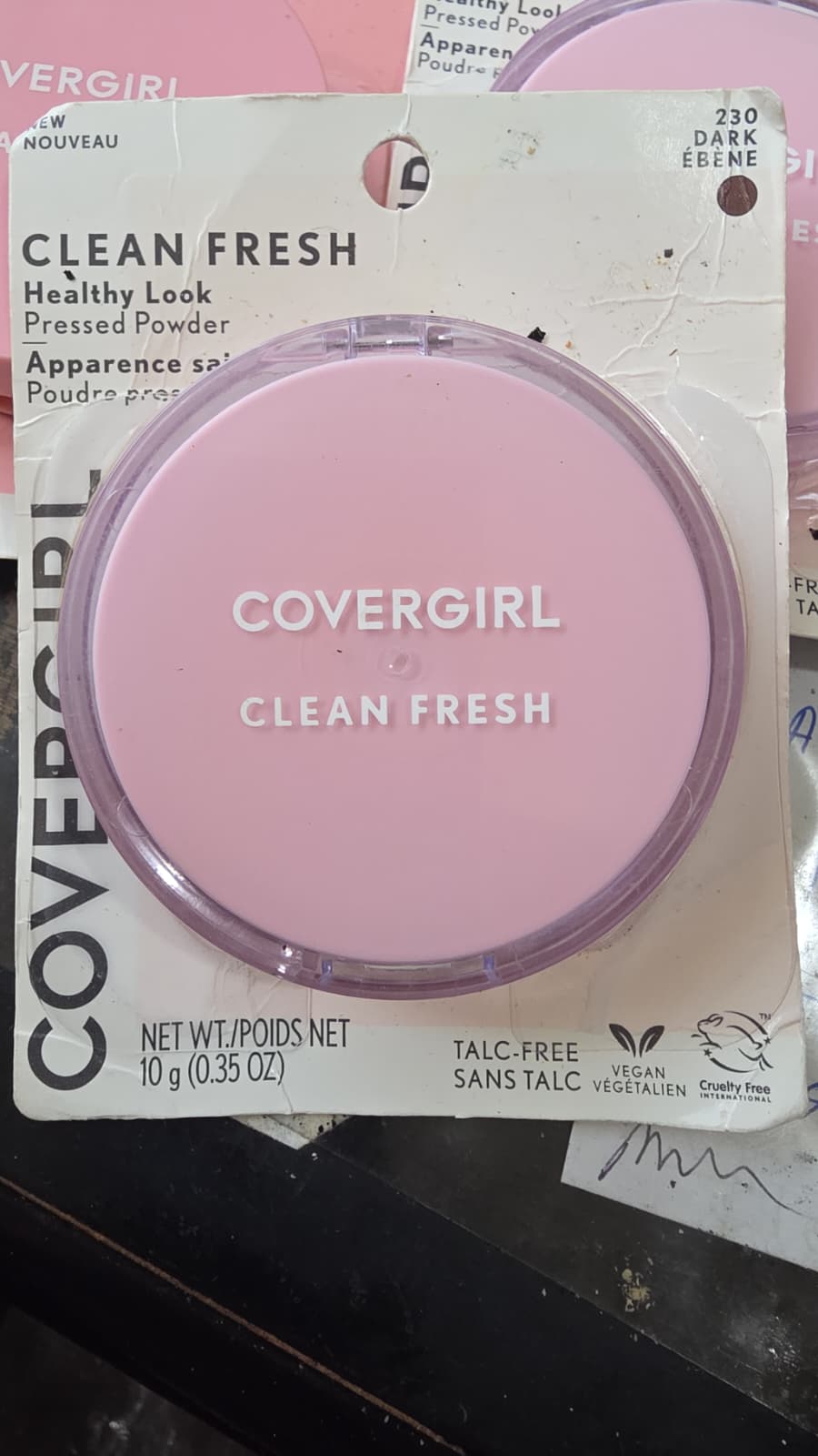 3X COVERGIRL Clean Fresh Pressed Powder, 230 Dark