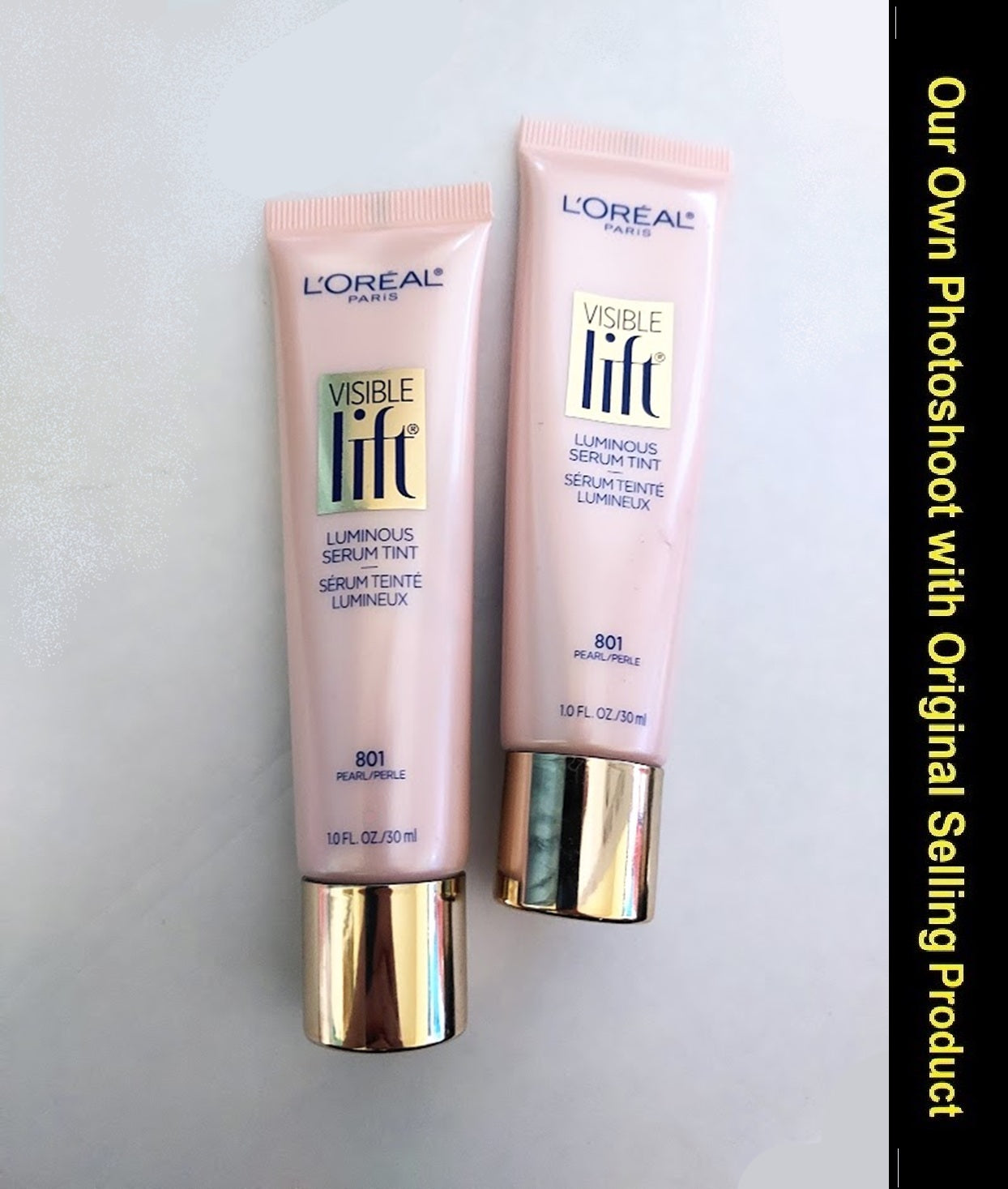 2X L'Oreal Paris Cosmetics Visible Lift Luminous Serum Tint, 801 Pearl