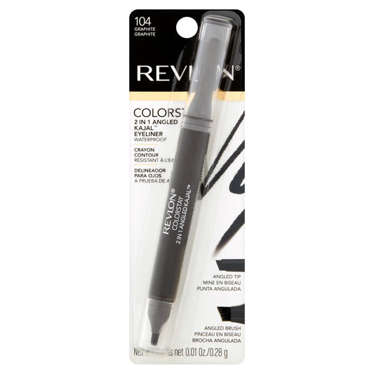 Revlon ColorStay 2 in 1 Angled Kajal Eyeliner,