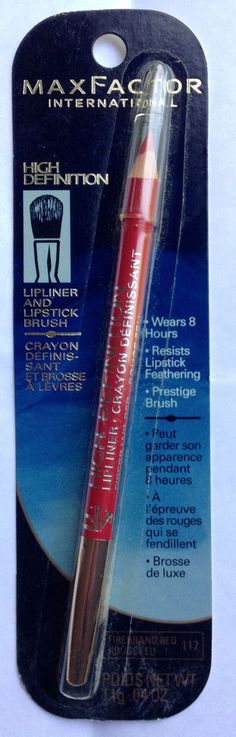 Max Factor High Definition Lipliner and Lipstick Brush,