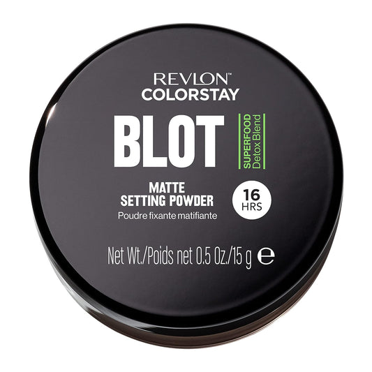 Revlon ColorStay Blot Setting Powder, Matte Finish, Longwear,