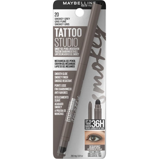 Maybelline TattooStudio Smokey Gel Pencil Eyeliner,