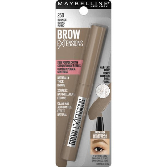 Maybelline Brow Extensions Fiber Pomade Crayon Eyebrow Makeup,