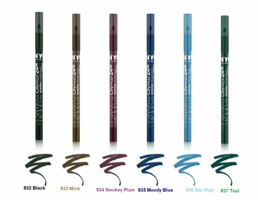 NYC New York Color City Proof 24 Hour Waterproof Eyeliner Pencil,