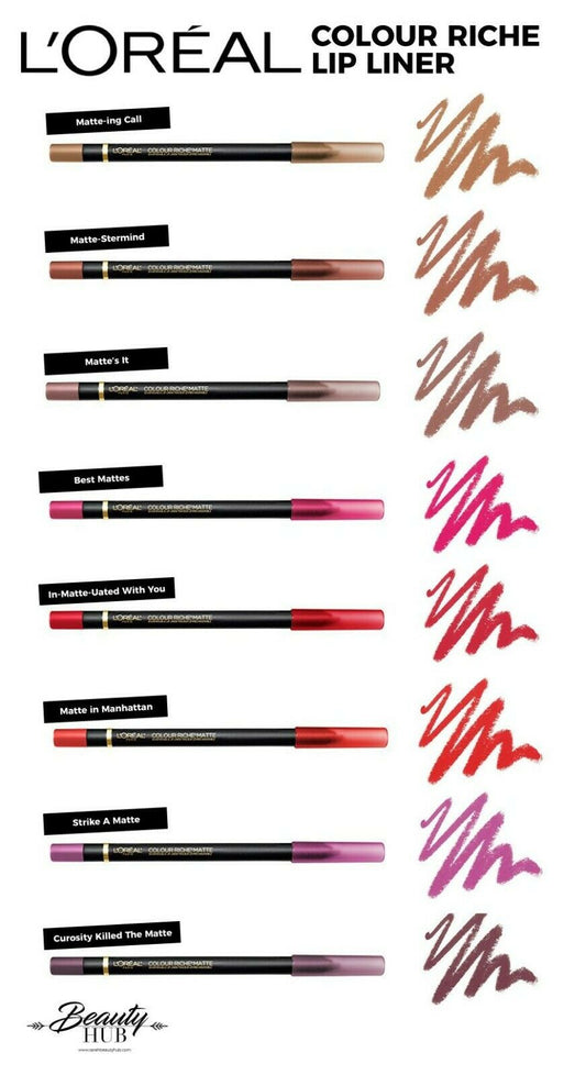 L'Oréal Paris Color Riche Matte Lip Liner,