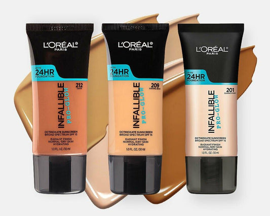 L'Oreal Paris Infallible Up To 24HR Pro-Glow Foundation,