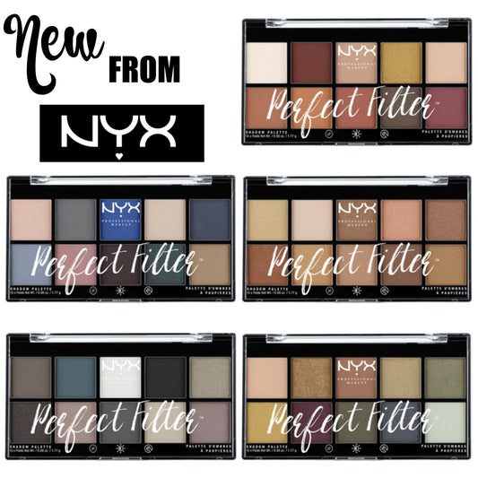 NYX PROFESSIONAL MAKEUP Perfect Filter Shadow Eyeshadow Palette,