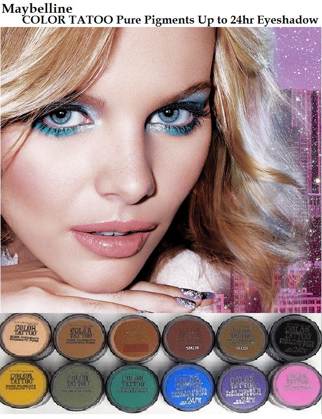 Maybelline COLOR TATOO Pure Pigments Up to 24hr Eyeshadow,