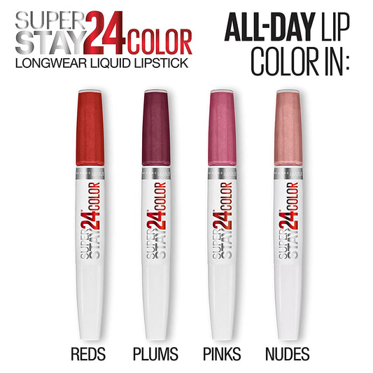 Maybelline Super Stay 24 Hrs. 2-Step Liquid Lipstick Makeup,