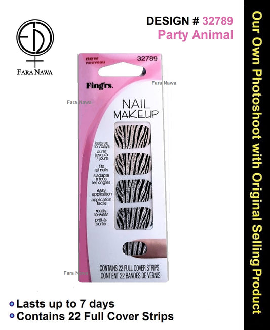 Fing'rs Nail Makeup 22 Full Nail Strips,