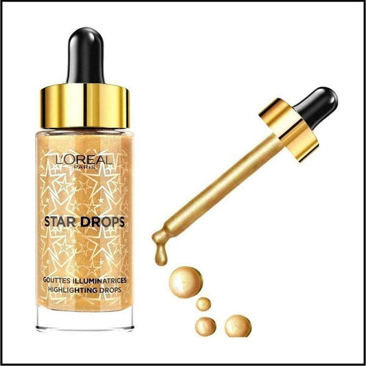 Loreal Star Drops Highlighting Gold Topper Highlighter Bronzer,