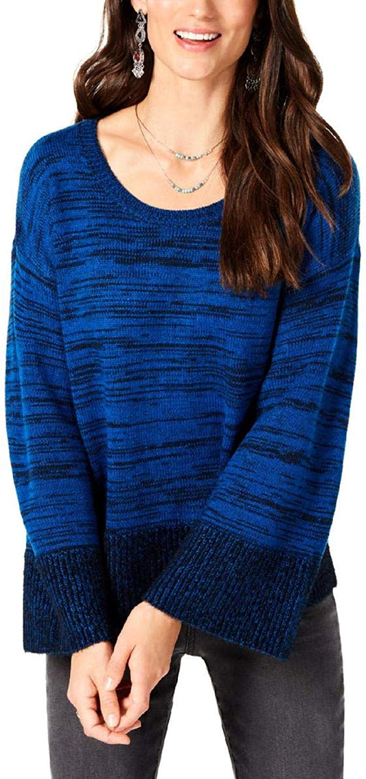 Style & Co Women's Ribbed Trim Contrast Trim Pullover Sweater, XXL or XL