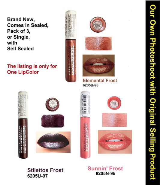 Sally Hansen Colorfast High Shine Lipcolor/ Lip Gloss,