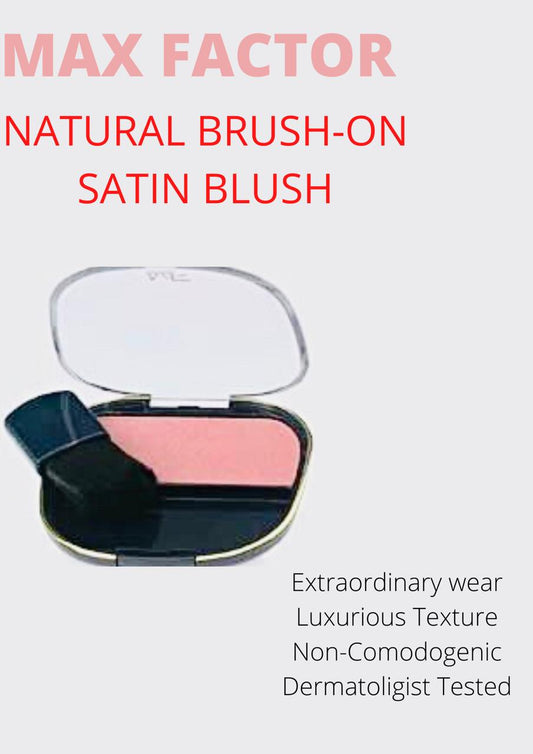 Max Factor Natural Brush-On Satin Blush,